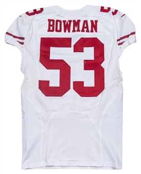 2013 NaVorro Bowman Game Used, Signed & Inscribed San Francisco 49ers Road Jersey Used On 11/25/2013 (JSA)